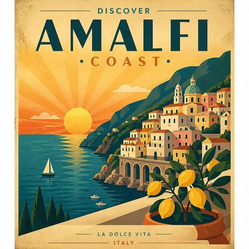 Vintage Style European American Travels