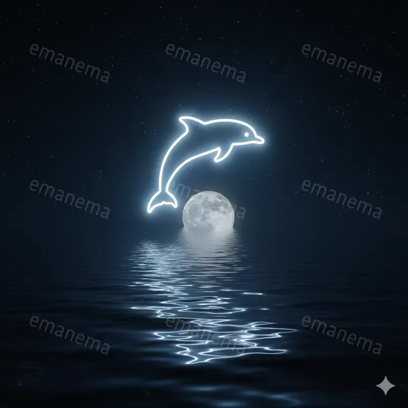 Glowing White Neon Outline Images