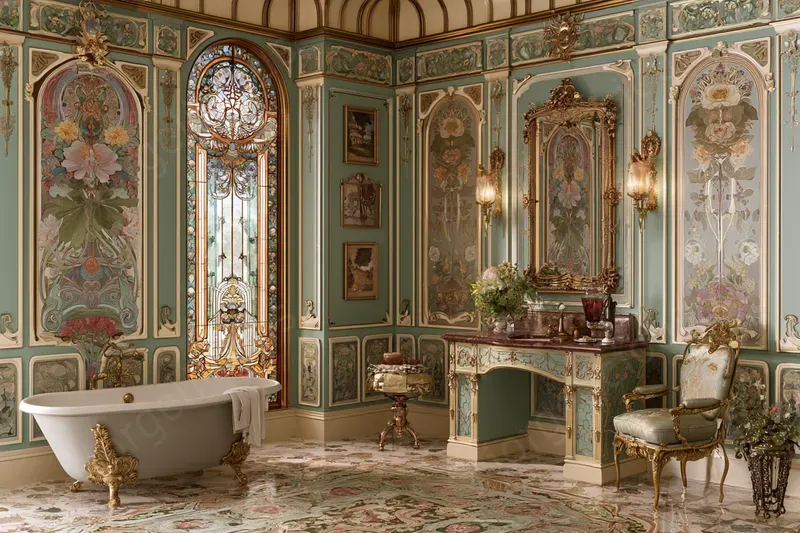 Alphonse Mucha Interiors