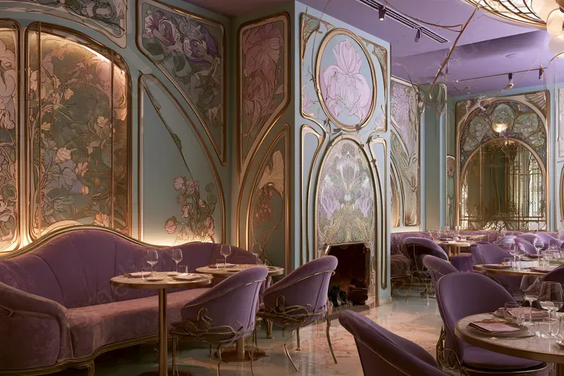 Alphonse Mucha Interiors