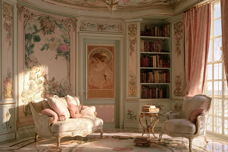 Alphonse Mucha Interiors