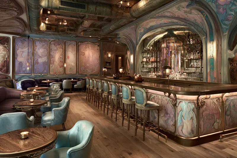 Alphonse Mucha Interiors