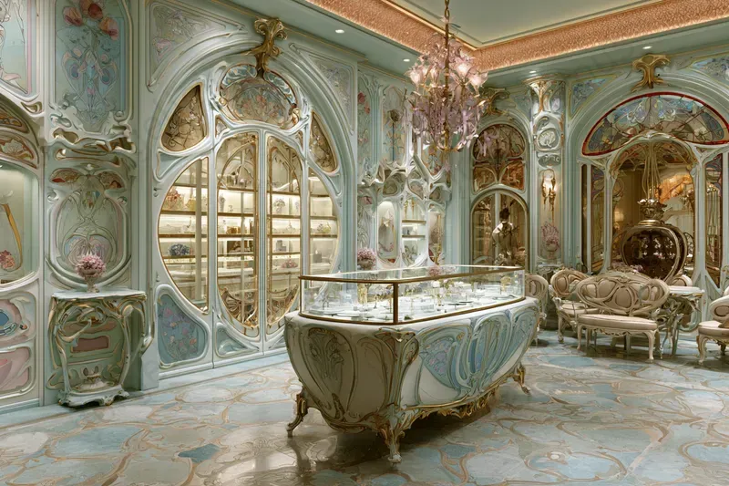 Alphonse Mucha Interiors