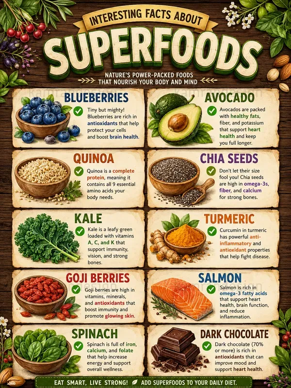 Rustic Healthy Food Infographics