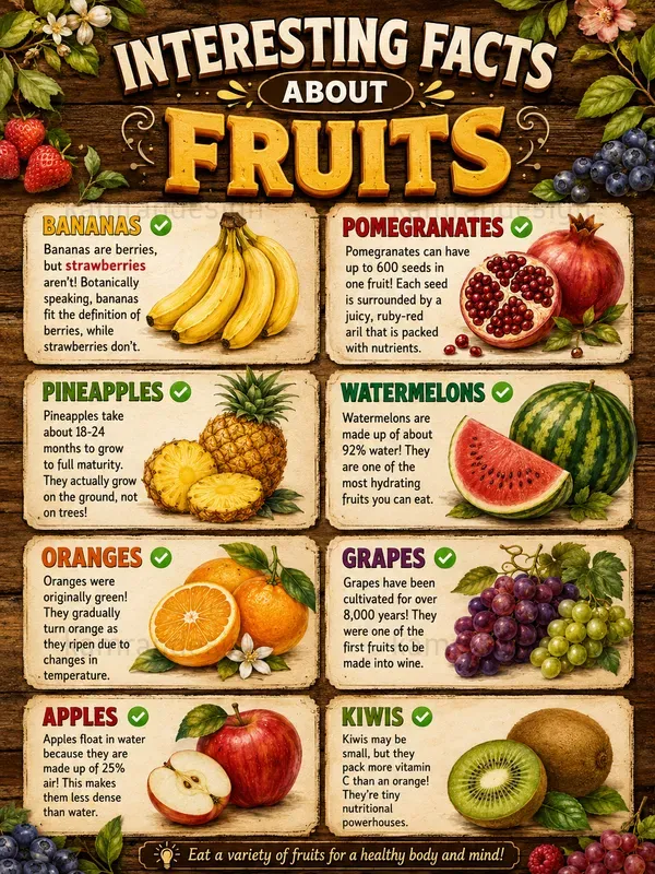 Rustic Healthy Food Infographics