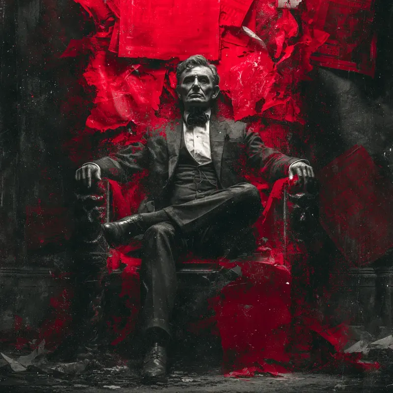 Dark Cinematic Introspection Art