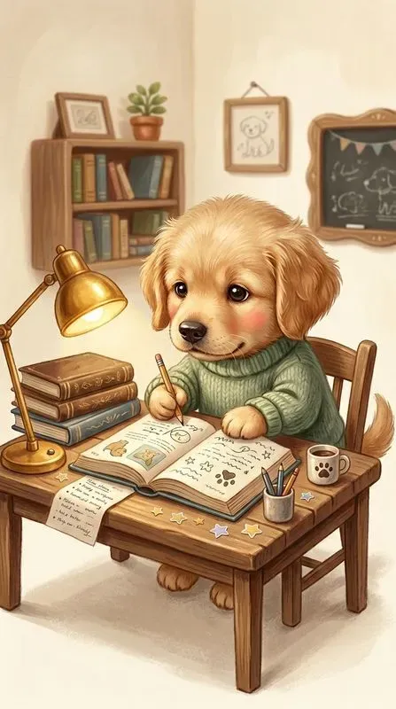 Cute Study Animals Illustrations