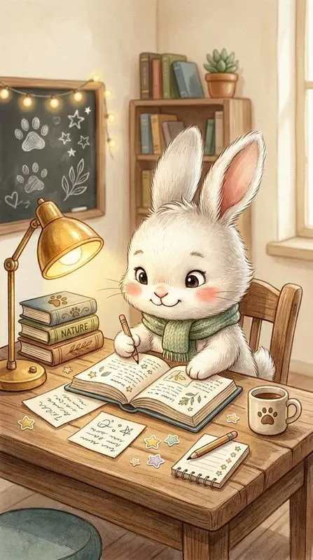 Cute Study Animals Illustrations