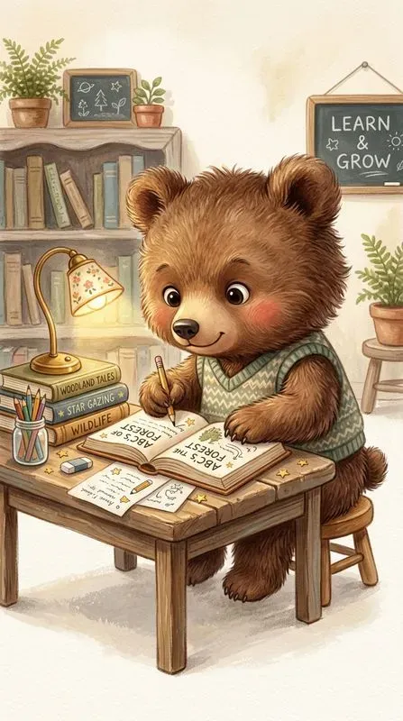 Cute Study Animals Illustrations