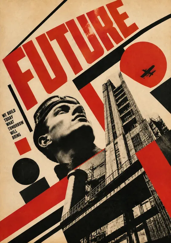 Constructivist Poster Generator