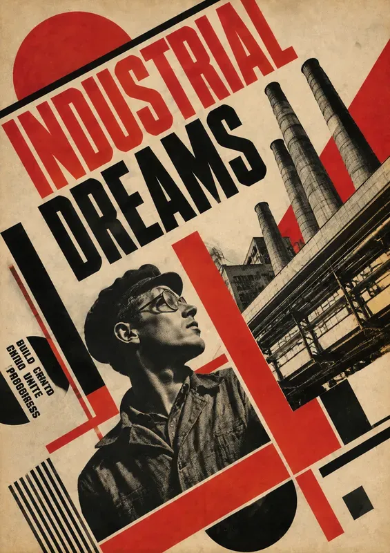Constructivist Poster Generator
