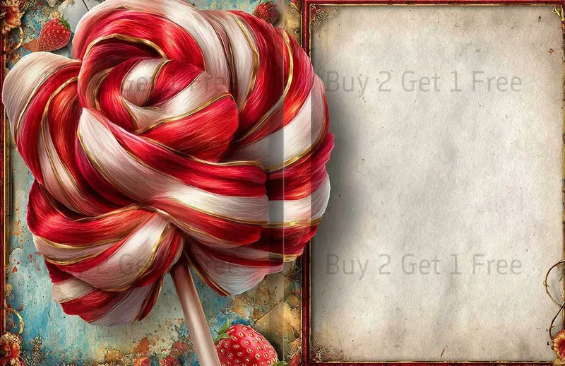 Vintage Circus Girl Double Pages