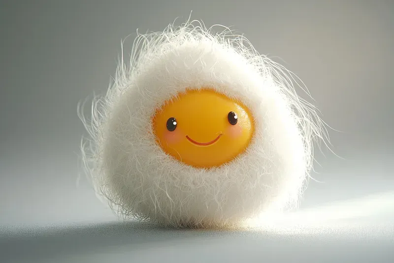 Fluffy 3D Plush Toys Cute Food Series