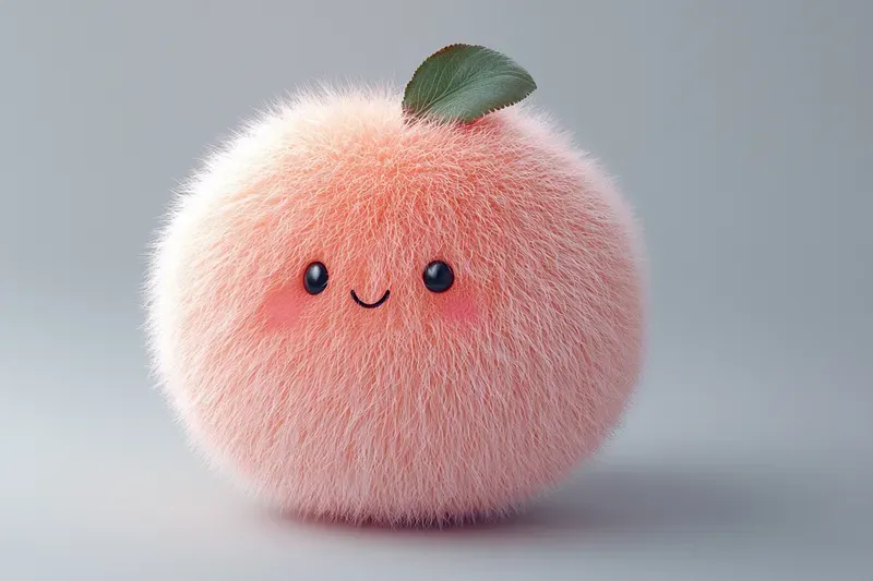 Fluffy 3D Plush Toys Cute Food Series