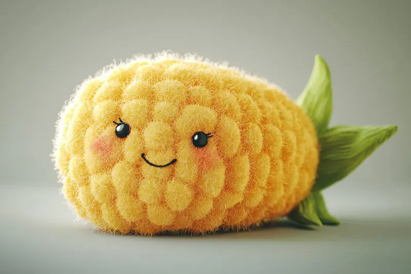 Fluffy 3D Plush Toys Cute Food Series