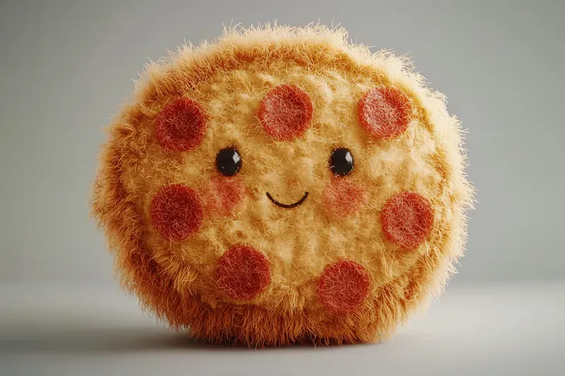 Fluffy 3D Plush Toys Cute Food Series