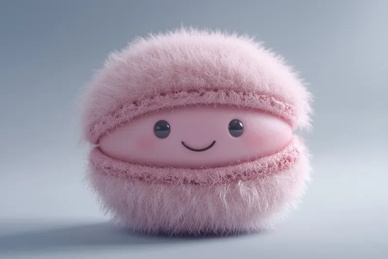Fluffy 3D Plush Toys Cute Food Series