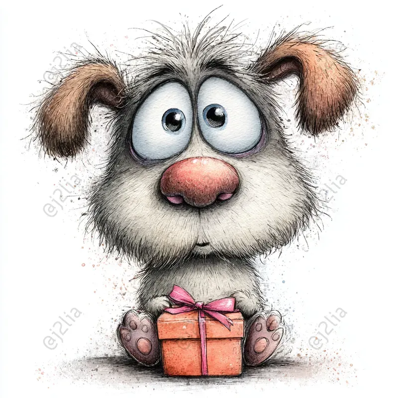 Whimsical Valentine Love Animals