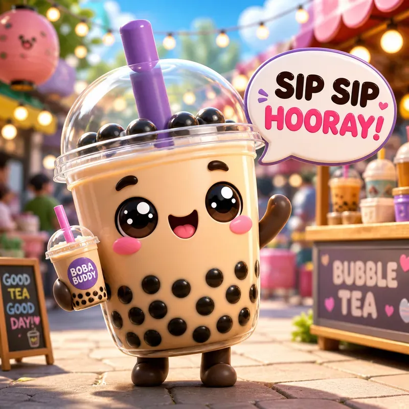 Kawaii 3D Food Mascots