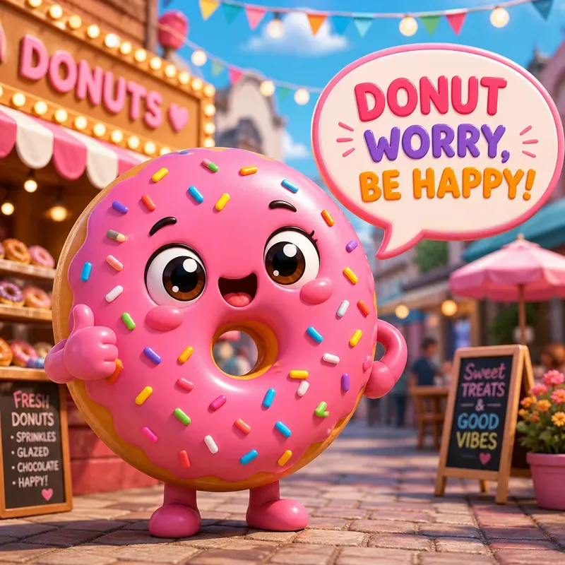 Kawaii 3D Food Mascots