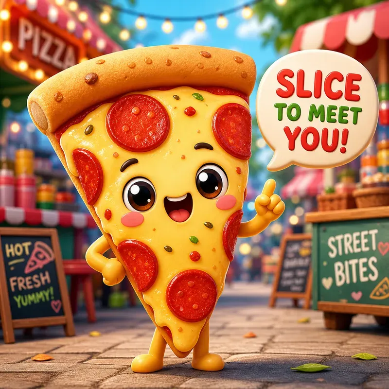 Kawaii 3D Food Mascots