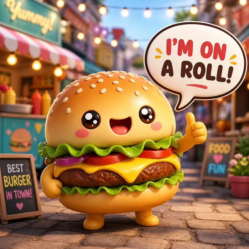Kawaii 3D Food Mascots
