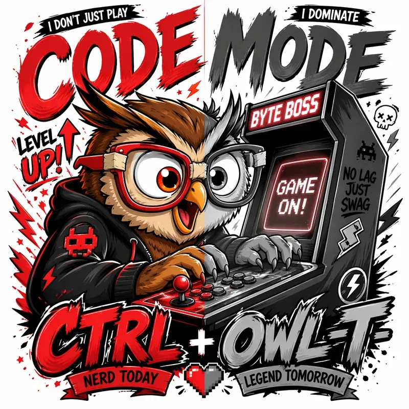 Split Color Cartoon Art