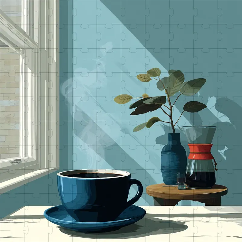 Vector Poster Layered Serene Vistas