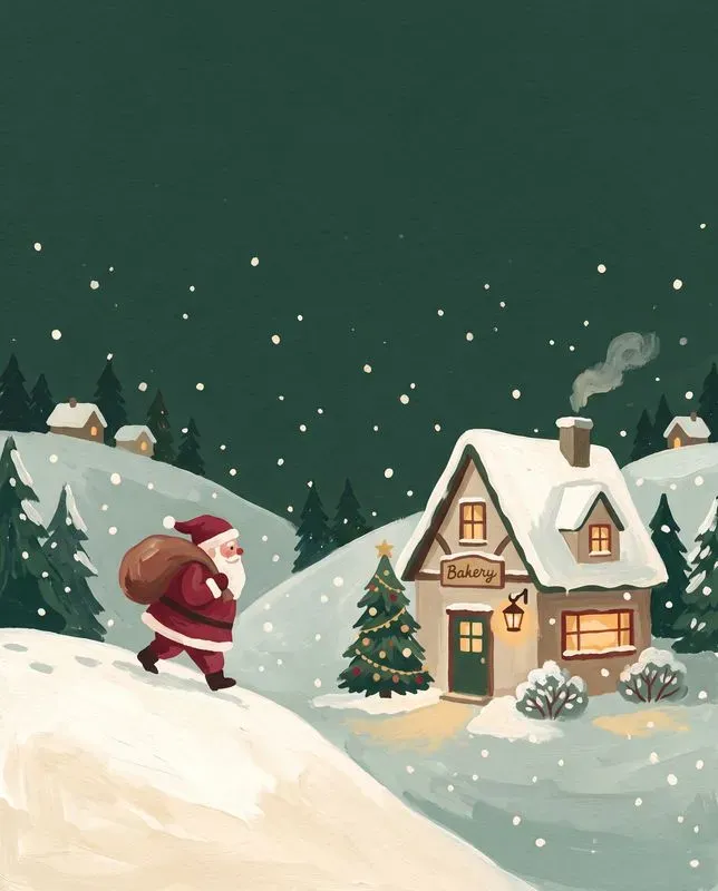 Gouache Holiday Card Scenes
