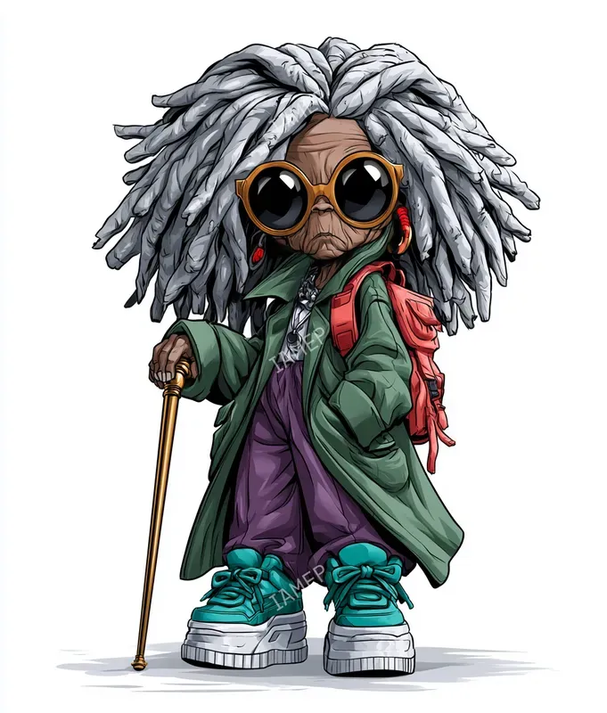 Colorful Urban Anime Characters