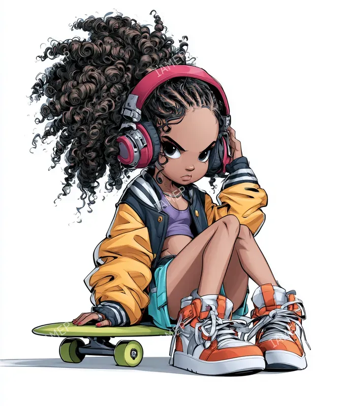 Colorful Urban Anime Characters