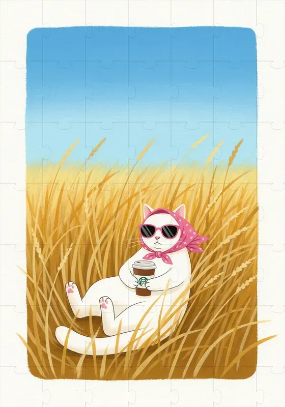 Folk Art Meadow Scenes