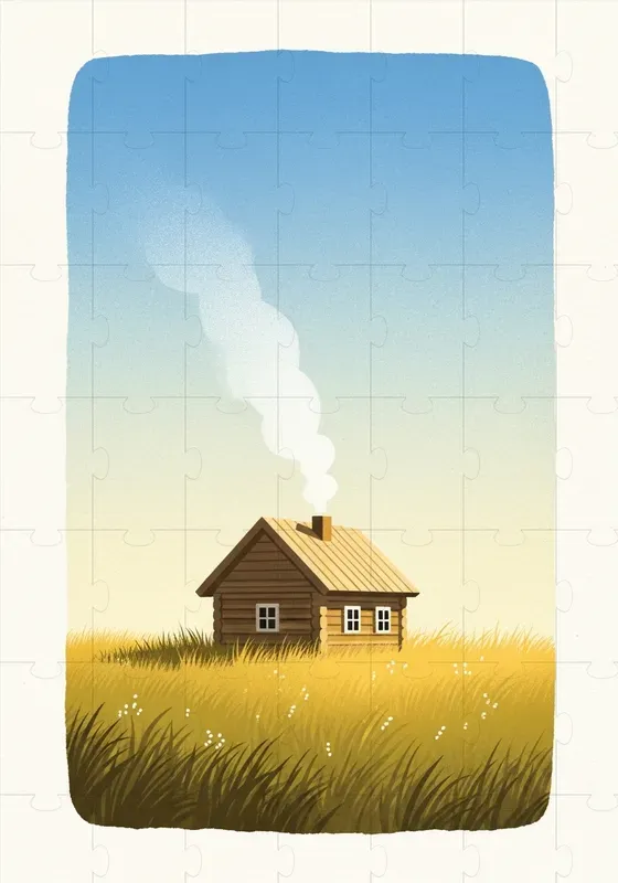 Folk Art Meadow Scenes