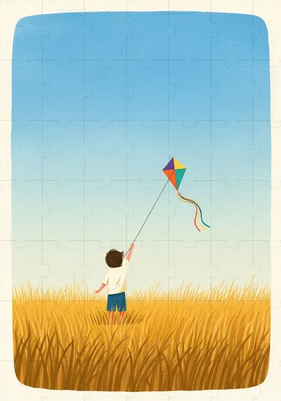 Folk Art Meadow Scenes