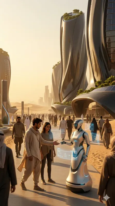 Cinematic Future Life 2100 Visions
