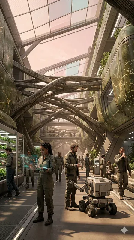 Cinematic Future Life 2100 Visions