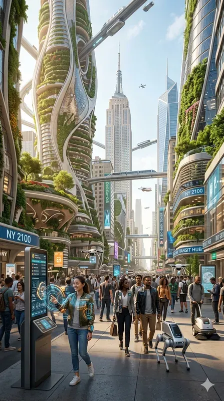 Cinematic Future Life 2100 Visions
