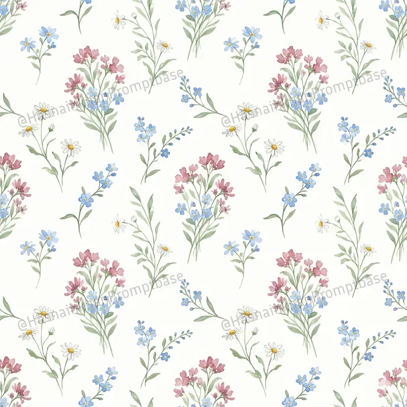 Coquette Floral Seamless Patterns