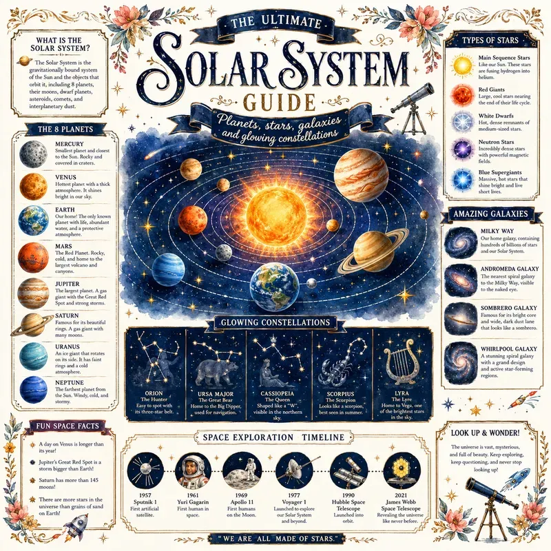 Floral Educational Poster Packs