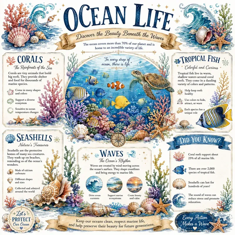 Floral Educational Poster Packs