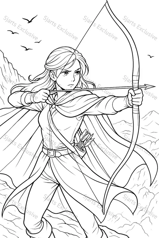 Realistic Anime Coloring Sheets