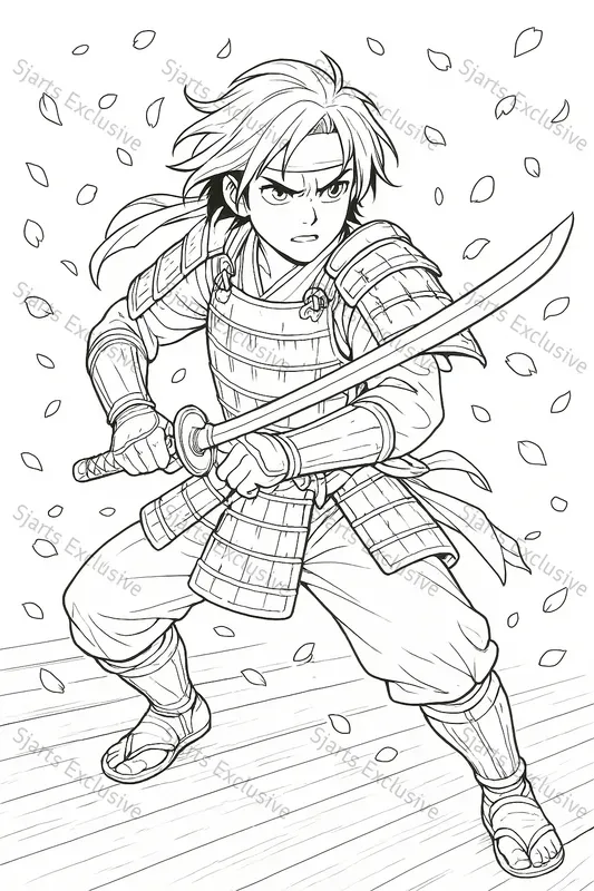 Realistic Anime Coloring Sheets