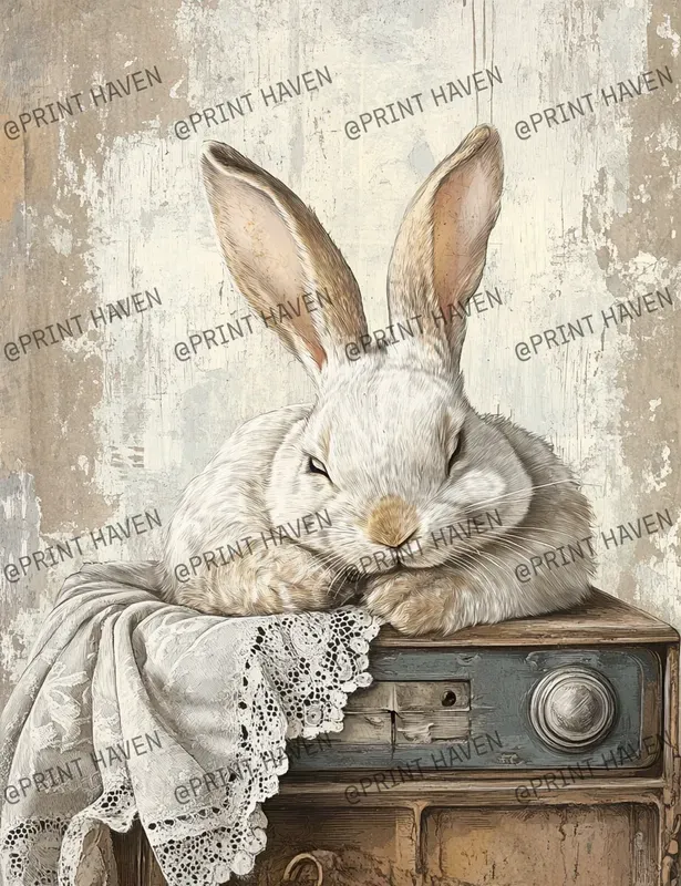 Vintage Easter Bunny Greeting Cards