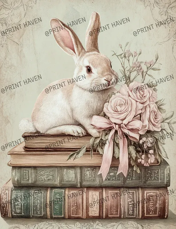 Vintage Easter Bunny Greeting Cards