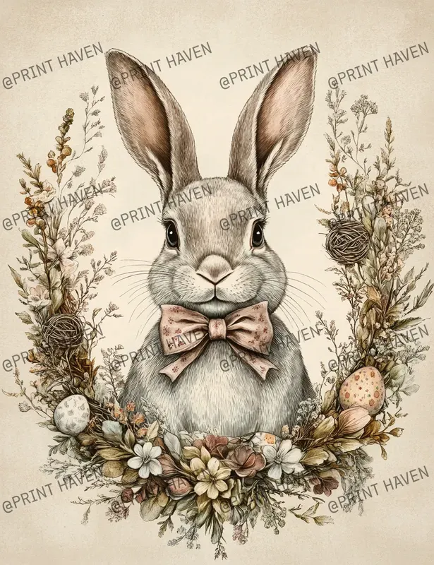 Vintage Easter Bunny Greeting Cards