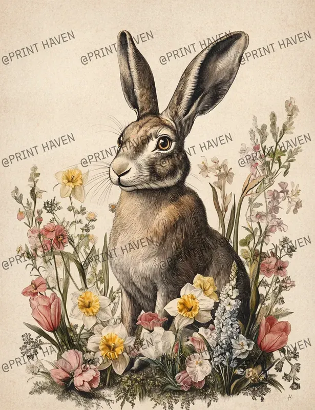 Vintage Easter Bunny Greeting Cards