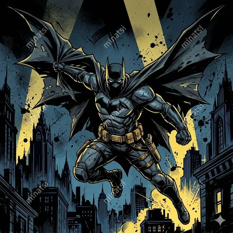 Noir Graphic Novel Comic Art Generator