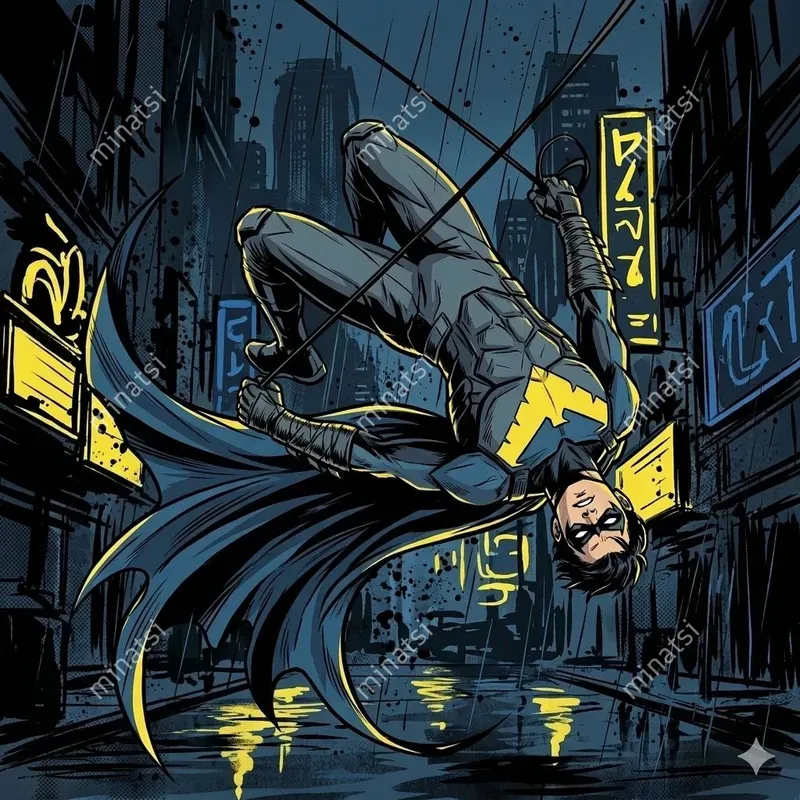 Noir Graphic Novel Comic Art Generator