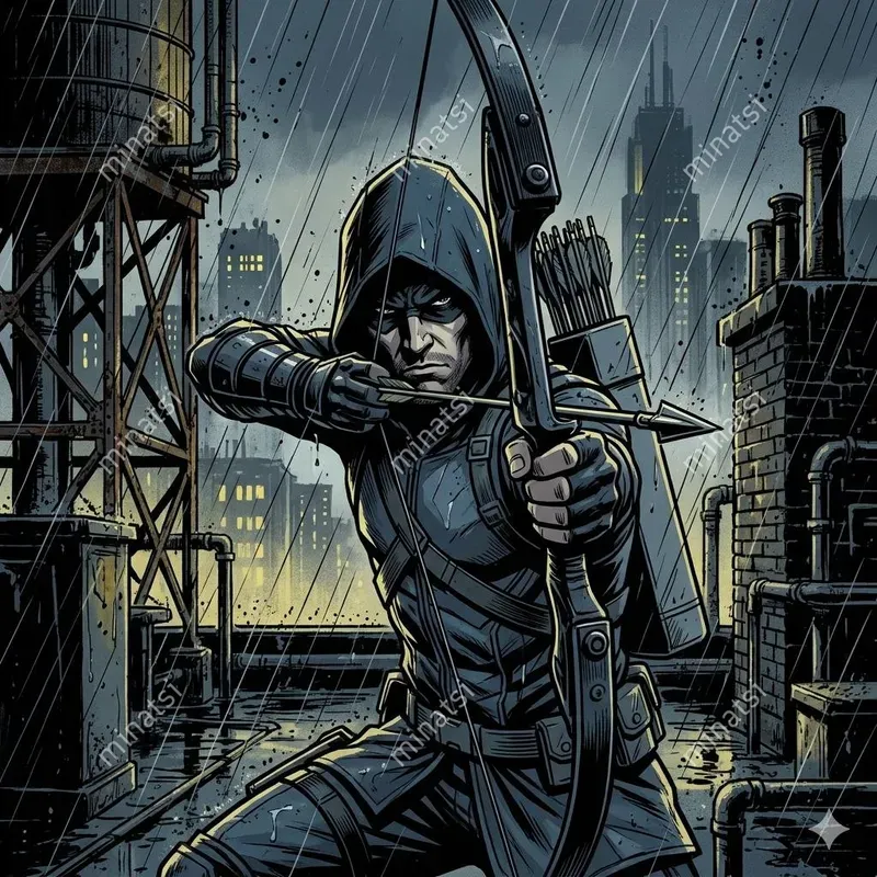 Noir Graphic Novel Comic Art Generator