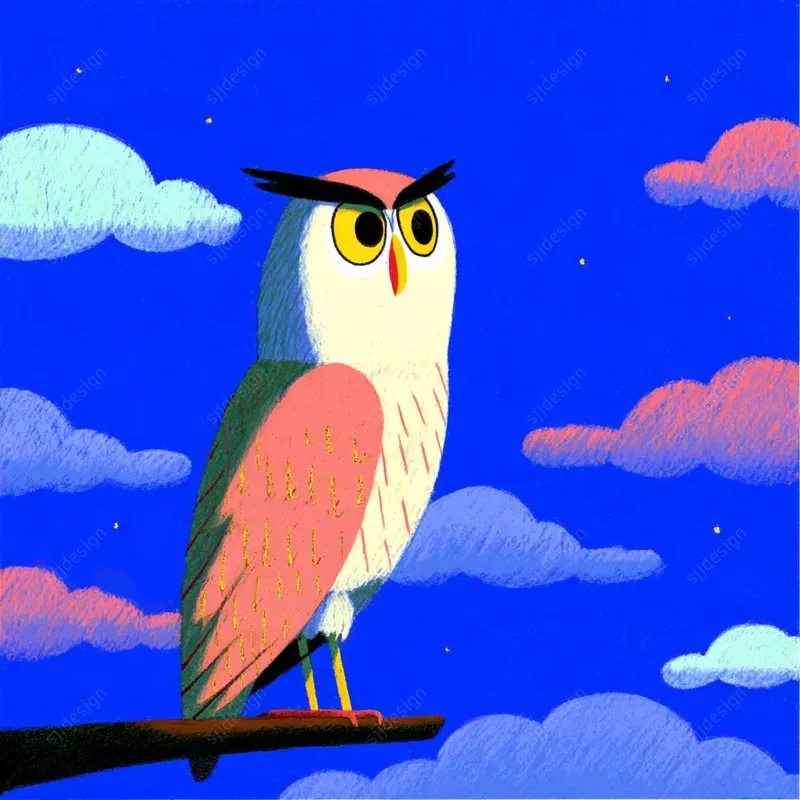 Dreamcore Cartoon Sky Art